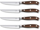 Victorinox ビクトリノックス グランメートル12cmステーキ・ナイフ4点セット (ウッド・ハンドル) 4.5inch Grand Maitre シリー...