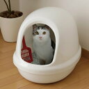 【 ポイント！ 】 ◆インテリアにも合う、デザイン・カラーの小型猫用のトイレです。 ◆砂が飛び散りにくく、臭いが広がりにくいフルカバータイプです。 ◆後始末に便利なスコップ付きです。 ◆日本の猫をイメージした白・黒・三毛の3色展開です。 【...