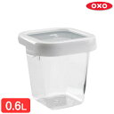 【OXO/オクソー】 ロックトップコンテナ 0.6L Sサイズ スクエア ホワイト