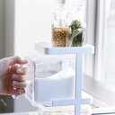 【YAMAZAKI/山崎実業】 調味料ストッカー 2個 & ラック3段セット スリム tower タワー ホワイト 3652