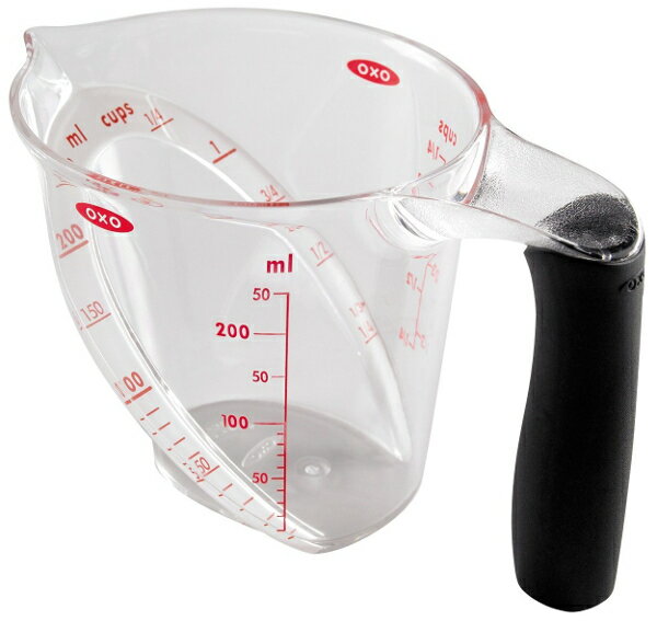 【OXO/オクソー】 アングルド メジャーカップ （小） 250ml 2004年グッドデザイン賞 食洗機対応
