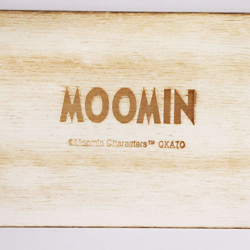 【2個セット】 MOOMIN 粘着クリーナー & ケースセット 木のぬくもり感じる 角型 OKATO オカトー 3