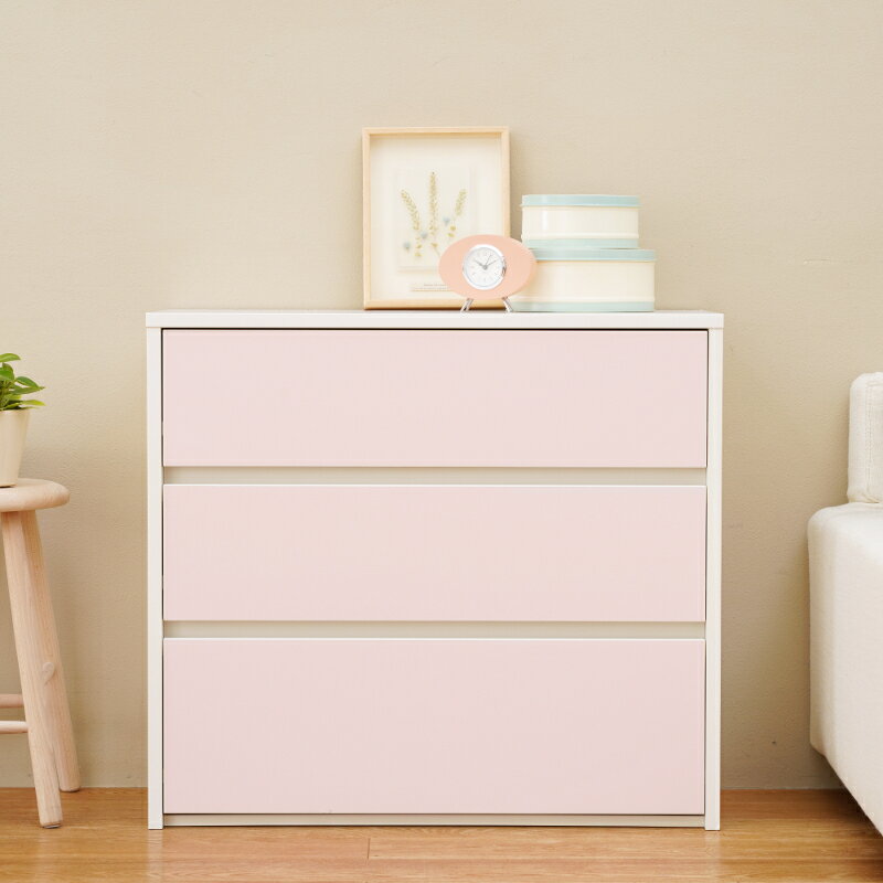 チェスト 完成品 北欧 収納 収納棚 スリム ロータイプ キッズ おしゃれ 子ども 洋服ダンス たんす キッズチェスト 3段 日本製 幅80cm コンパクト 省スペース 白 ナスラック 送料無料