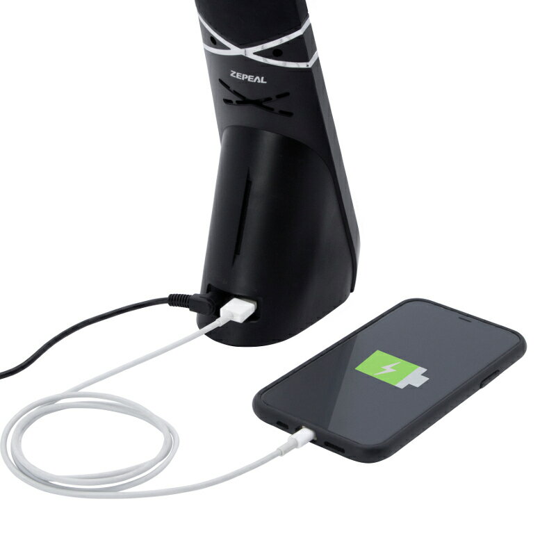 ���ޥ۽��� Qi��ǽ�դ� LED������ɥ饤�� Ĵ��Ĵ�� 3�ʳ� �磻��쥹���� USB���� �ۥ磻�� �֥�å� DQL-H1021 ���ԡ��� ZEPEAL