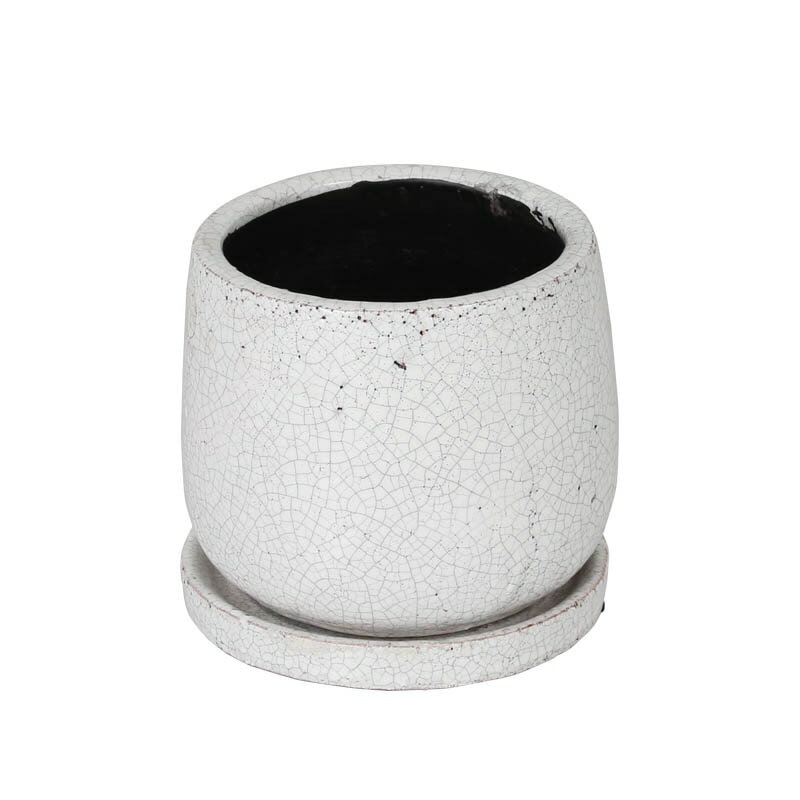 DULTON グーズドポットラウンド M white K655-851MWT