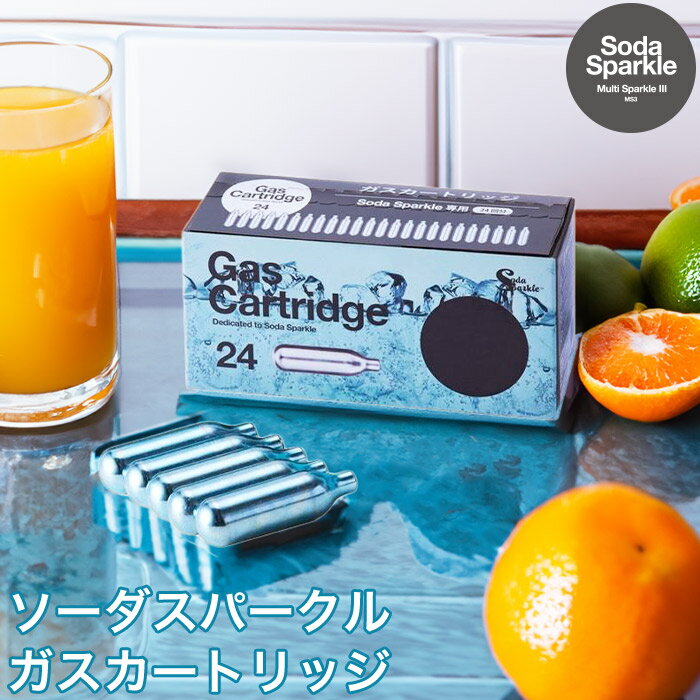 SodaSparkle ソーダスパークル 専用 ガスカートリッジ 純正品 MS3-24