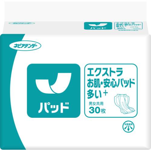 楽天介護用品専門店　ぺんぎんショップ王子ネピア エクストラ お肌・安心パッド 袋 多い＋（プラス） 48530【介護用品 介護 尿とりパッド おむつ 紙おむつ 尿モレ 福祉用具 高齢者】