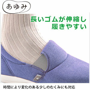 徳武産業 ゆったり簡単スリップオン【徳武産業 施設用 院内用 シニア 介護シューズ あゆみシューズ ケアシューズ リハビリ靴 高齢者 レディス　婦人 紳士 おしゃれ 転ばない 疲れない ギフト プレゼント 敬老の日】