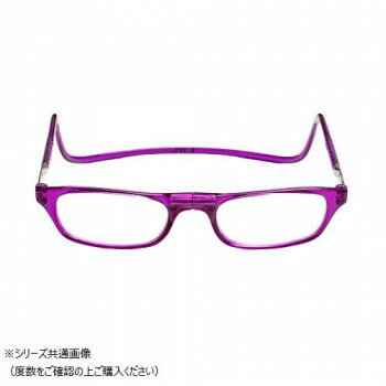 オーケー光学　老眼鏡クリックリーダー レギュラー PU パープル+3.50