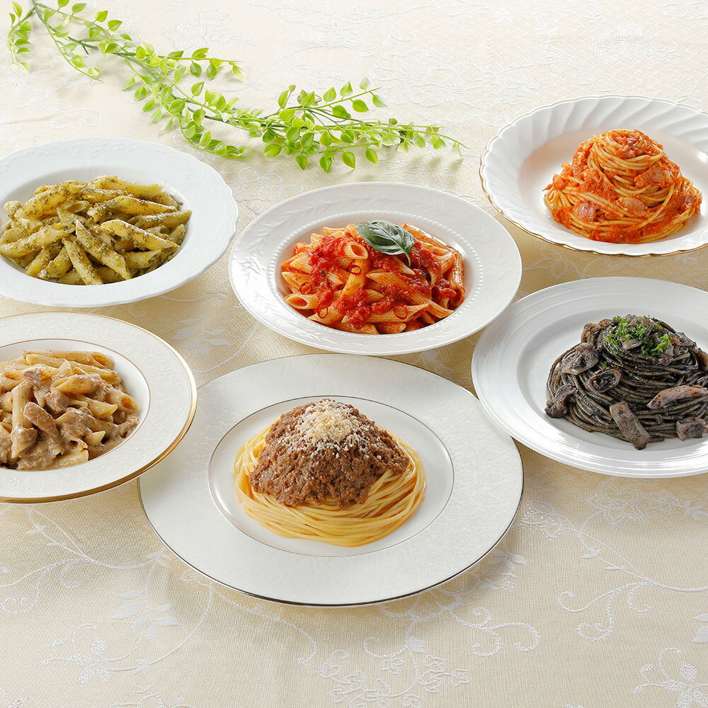 東京 「アロマフレスカ銀座」 原田シェフ監修 6 種のこだわりパスタペンネセット