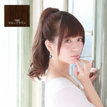 プリシラ バンスウィッグ Jカール BS-02 耐熱　TMB・マロンブラウン