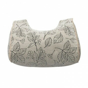 シェニールジャガード よりかかりクッション ブラン 55×35×25cm アイボリー 1211790141001