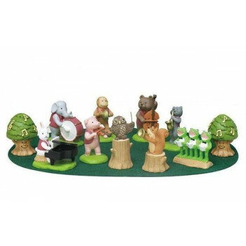 セトクラフト オーナメントセット(音符の森) 11キャラクターセット 専用マット付 SCB-1011-700