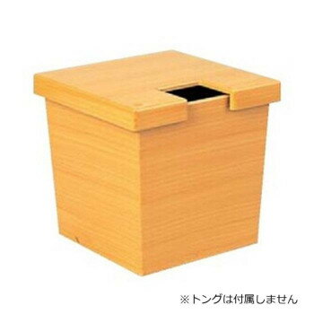 Other - 12cm角ガリ入れ　白木塗(トング別売)　86012250
