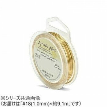 AW ワイヤー（オールドスプールス） ノンターニッシュブラス18(1.0Φ) 18（1.0mm）約9.1m