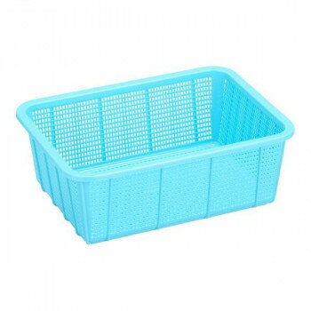 セキスイ　角籠深型　小　ブルー　K-546　AKG236(3)