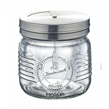 佐藤金属興業　SALUS　スパイスジャー　ガラス　L　オールドファッション