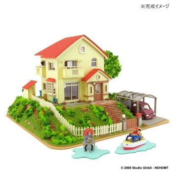 乐天商城 - みにちゅあーとキット スタジオジブリ作品シリーズ S=MIX 宗介とポニョの家 MK07-08