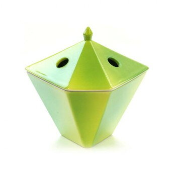 incense Burners - 日本香堂 縁香炉 黄緑 75026