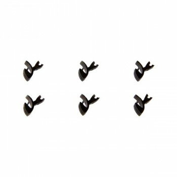 ヨーロッパ型用カプラー 短 (メルクリン連結用) 6個入り A021