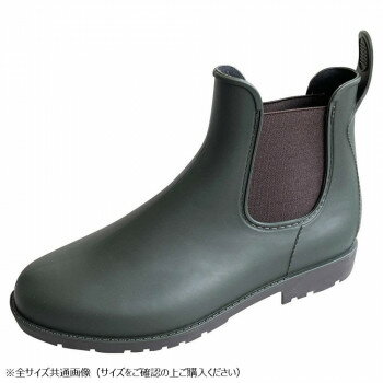 PAGE ONE ページワン　サイドゴアレインブーツ　Mサイズ(23〜23.5cm)　75　KHAKI　GSZ2050