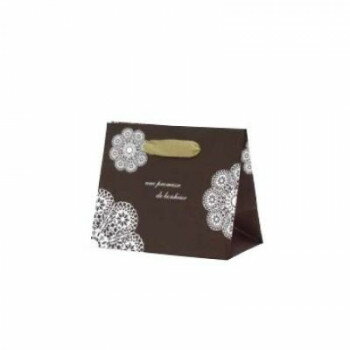 グレイスバッグ手提袋 レースィ(ブラウン) 5921 10枚