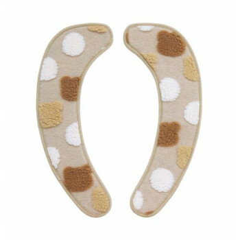 ふわりんこ貼るだけ便座シート　クマ ベージュ