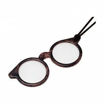 ペンダント型ルーペ ミニメガネシリーズ PRT13-4 メローフラワー 072024