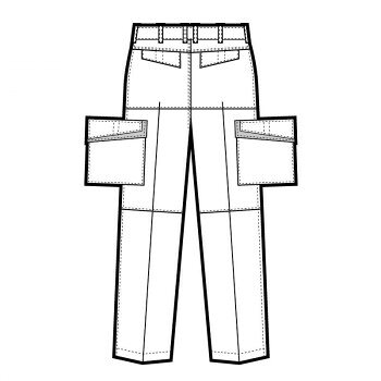 アイトス カーゴパンツ(2タック) ロイヤルブルー 82 6574