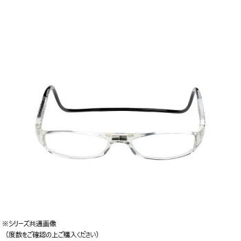 オーケー光学　老眼鏡クリックリーダー ユーロ EBC ブラック＆クリアー+1.00