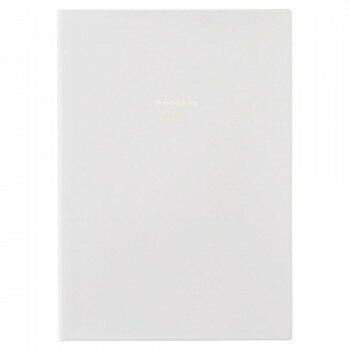 2026年 手帳 ダイアリー isshoni.仕事まとめ マンスリー B6 WH E8745