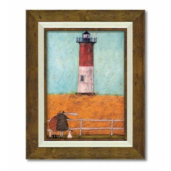 ユーパワー サムトフト アートフレーム 「ノーセット灯台で愛を感じて」 Mサイズ ST-05837