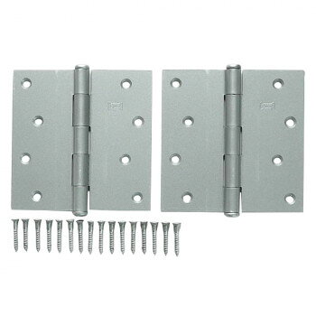 PY-609 シルバー 義星角蝶番 102mm 2枚入 00071609-001