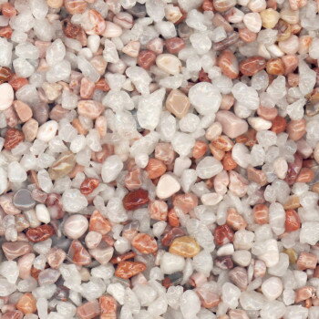 マツモト産業 乾燥砂利 ピンクホワイト 2.5〜5mm内外 20kg