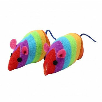 ルークラン ループ ファニーズ レインボーマウス(2コセット) ペット用品