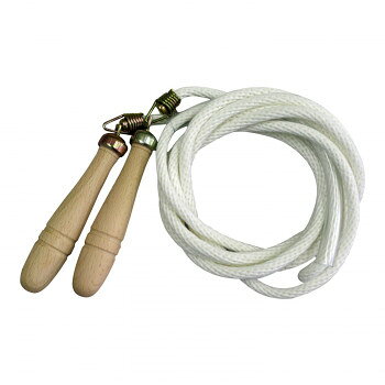 「送り先が、北海道・沖縄・離島 他、特殊地域の場合、ショップにて注文確認後に別途追加送料をご案内させていただく場合がございます。」「お客様都合でのキャンセルの場合、出荷前後にかかわらずキャンセル料などの手数料が発生いたしますので予めご了承ください。」「メーカーより取り寄せ商品のため、在庫状況によっては欠品・廃盤の可能性があります。あらかじめご了承ください。」一般的なとびなわです。中央にビニールカバーが付いています。※長さ調節金具は付いていません。※回転式のグリップには潤滑油等を注油してご使用頂くと、より長くお使いいただけます。サイズ個装サイズ：50×50×40cm重量個装重量：2500g素材・材質ロープ:ポリエステルスパン・金剛打仕様グリップ:回転式中央ビニールカバー入り生産国日本fk094igrjs