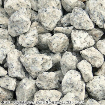 マツモト産業 ヤマト天然砂利・玉砂利 白川 2分(5〜8mm)内外 18kg