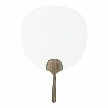 日本製(MADE IN JAPAN) うちわ 白(特大) 1000