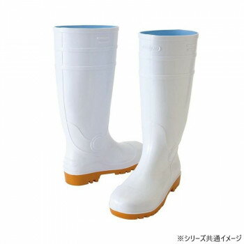アイトス 4437 長靴(先芯入り) ホワイト 25.0cm(4)