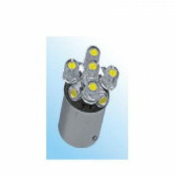 M＆Hマツシマ (1個)12v BA15S ホワイト 9LED ワイドビーム L809S WH