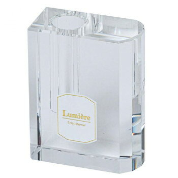 フラワーアレンジ クリスタル一輪挿し C シールWH K-2747