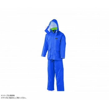 スミクラ レインウェア 透湿MOAシータ レインスーツ ブルー EL A-660