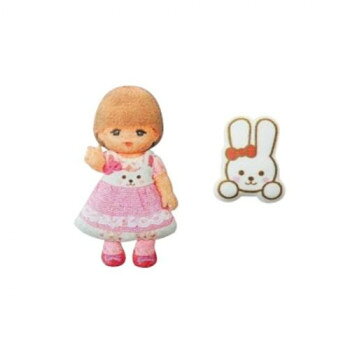 ハマナカ ふくらむアップリケ メルちゃん うさちゃんワンピ 458-418-001