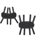 球審用マスク専用 吸汗パッド デコ・アゴ2枚セット BX83-62