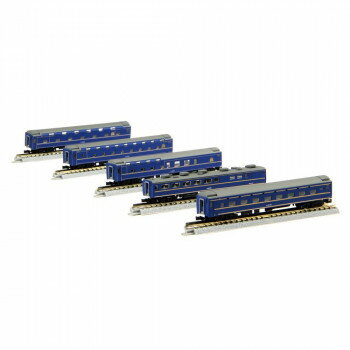 24系 北斗星 JR東日本・北海道編成 増結5両セット T017-2