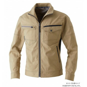 「送り先が、北海道・沖縄・離島 他、特殊地域の場合、ショップにて注文確認後に別途追加送料をご案内させていただく場合がございます。」「お客様都合でのキャンセルの場合、出荷前後にかかわらずキャンセル料などの手数料が発生いたしますので予めご了承ください。」「メーカーより取り寄せ商品のため、在庫状況によっては欠品・廃盤の可能性があります。あらかじめご了承ください。」制電性素材で静電気の発生を抑え、不快な静電気からしっかりガードしてくれます。ストレッチ性があるので動きやすく、シワになりにくく、簡単なアイロンがけ、もしくはノーアイロンでOKです。野帳が入る大きさのポケット付きです。信頼の日本製T/Cストレッチツイルを使用しています。サイズ4L個装サイズ：39×30×10cm重量個装重量：700g素材・材質綿20%、ポリエステル80%生産国ミャンマーfk094igrjs