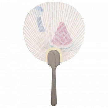 日本製(MADE IN JAPAN) うちわ 夏づくし すいか 2352