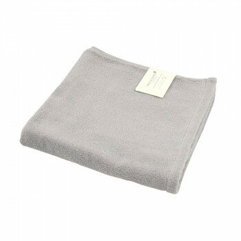 オトナコットン無撚糸カラーバスタオル グレー ONZG-6800GY