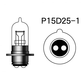 Light Valves - M＆Hマツシマ ハロゲンバルブ(1個) PH7 6v 25/25w STDクリア 1 C
