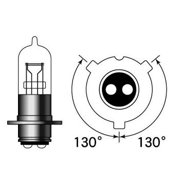 Light Valves - M＆Hマツシマ ハロゲンバルブ(1個) PH8 12v 35/36.5w B2レインボー 9A RB